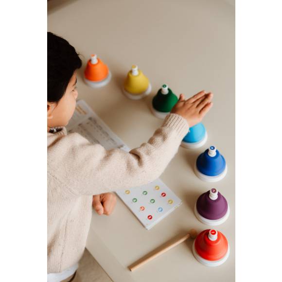 Dzwonki muzyczne 8 tonowe - naciskane - Dingdangdong Push -Juegaconmigo